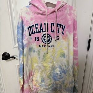 Tie-Dye Ocean City Hoodie